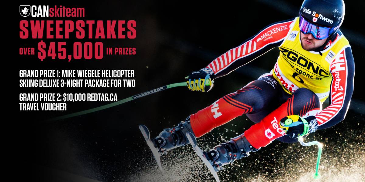 Alpine Canada | News | Alpine Canada Launches Sweepstakes in Support of Canadian National & NextGen Ski Team Programs