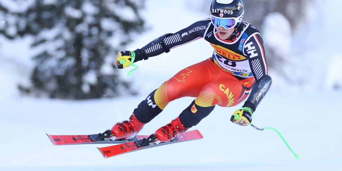 News Brodie Seger sends it in Cortina to finish in 4th Alpine Canada