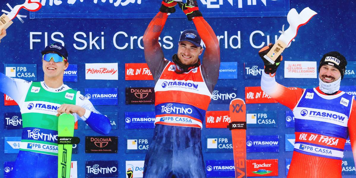 Alpine Canada | News | Reece Howden claims first win past century mark for Canadian ski cross