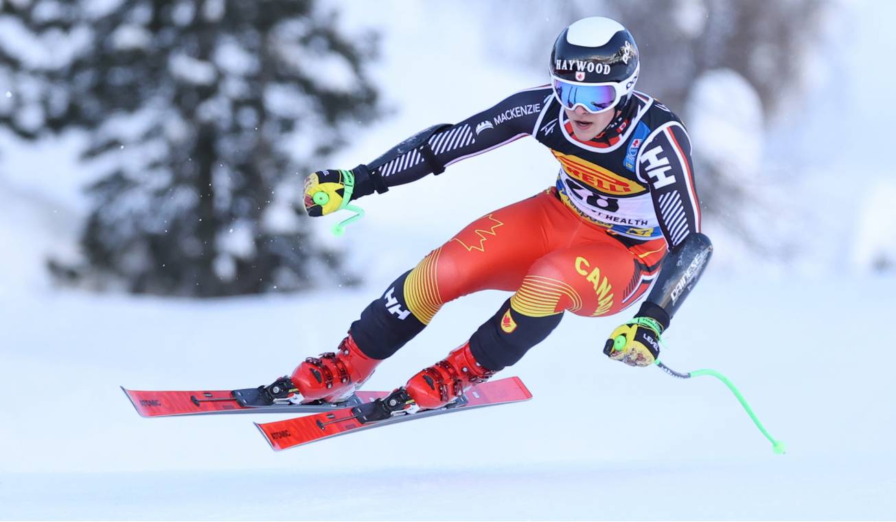 Alpine Canada | News | Brodie Seger sends it in Cortina to finish in 4th